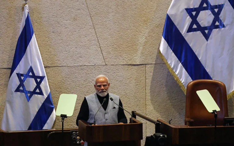 Modi Says India Stands ‘Firmly’ with Israel