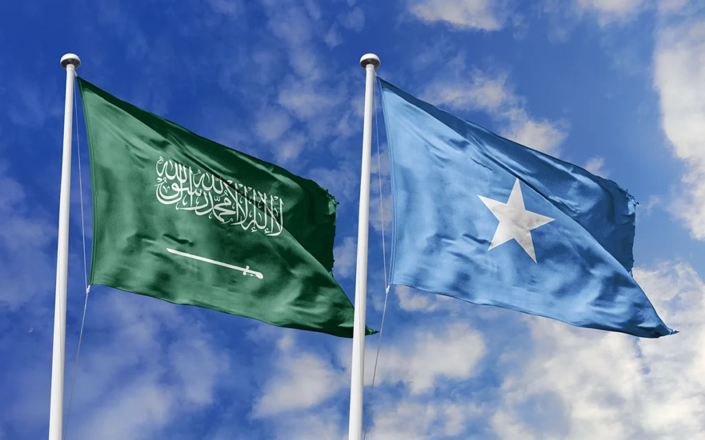 Saudi Arabia and Somalia Flag