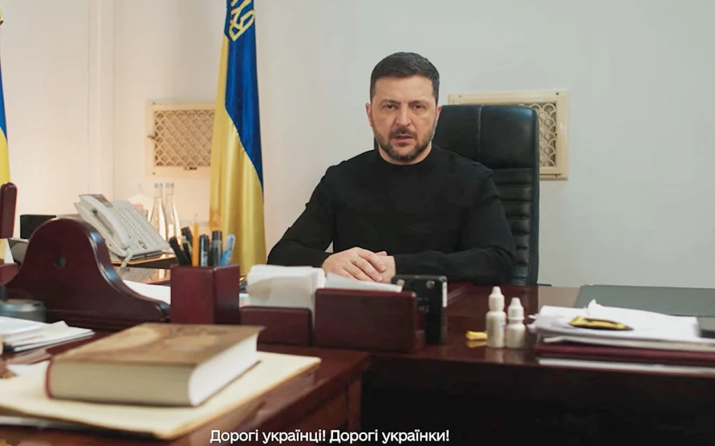 Zelensky Says Putin Failed to Achieve War Goals