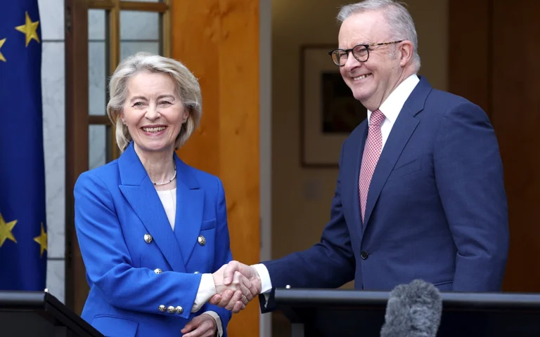 Australia, EU Sign New Trade, Defense Pact