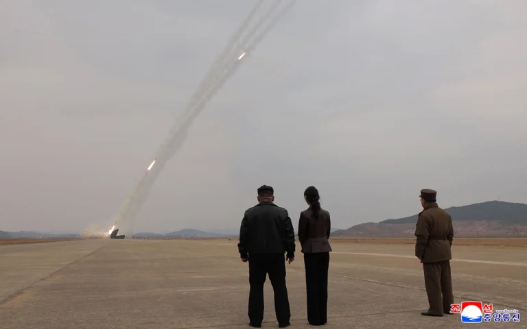 North Korea Conducts Test of Nuclear-Capable Rocket Launchers