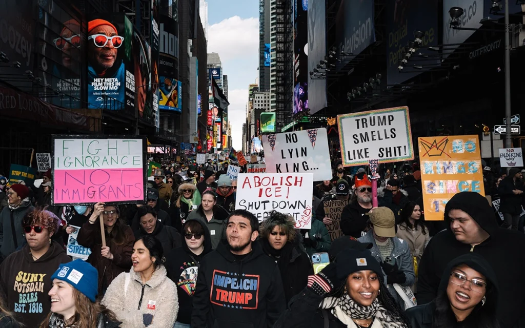 Millions Attend Anti-Trump Protests in US