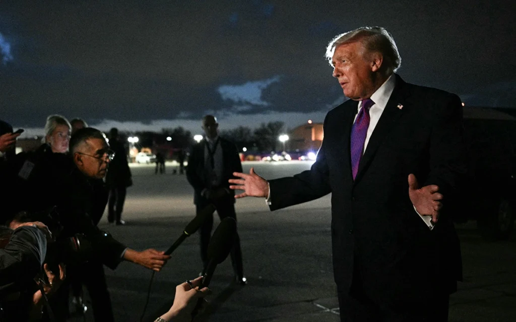 Trump Says Iran Near Point of Defeat