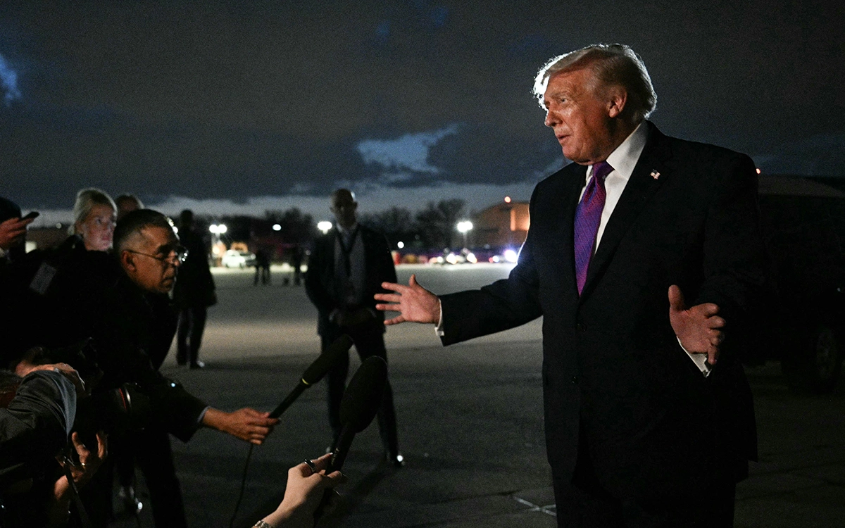 Trump Says Iran Near Point of Defeat