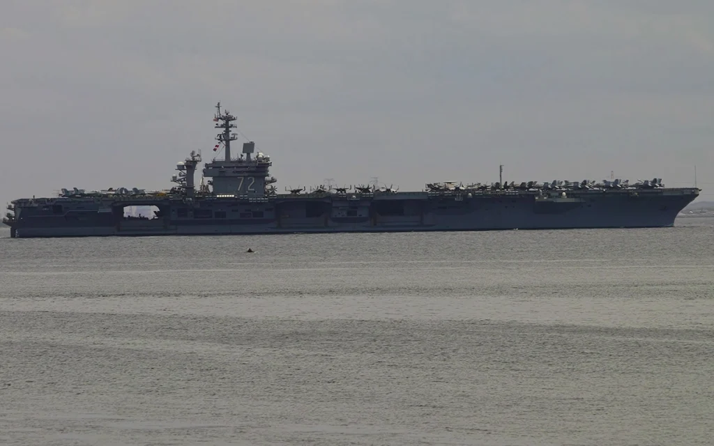 Iran Fires Missiles at US Aircraft Carrier