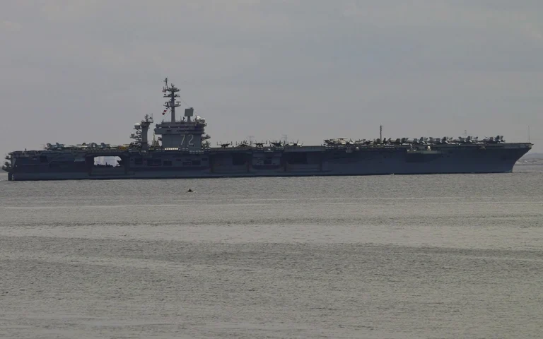 Iran Fires Missiles at US Aircraft Carrier