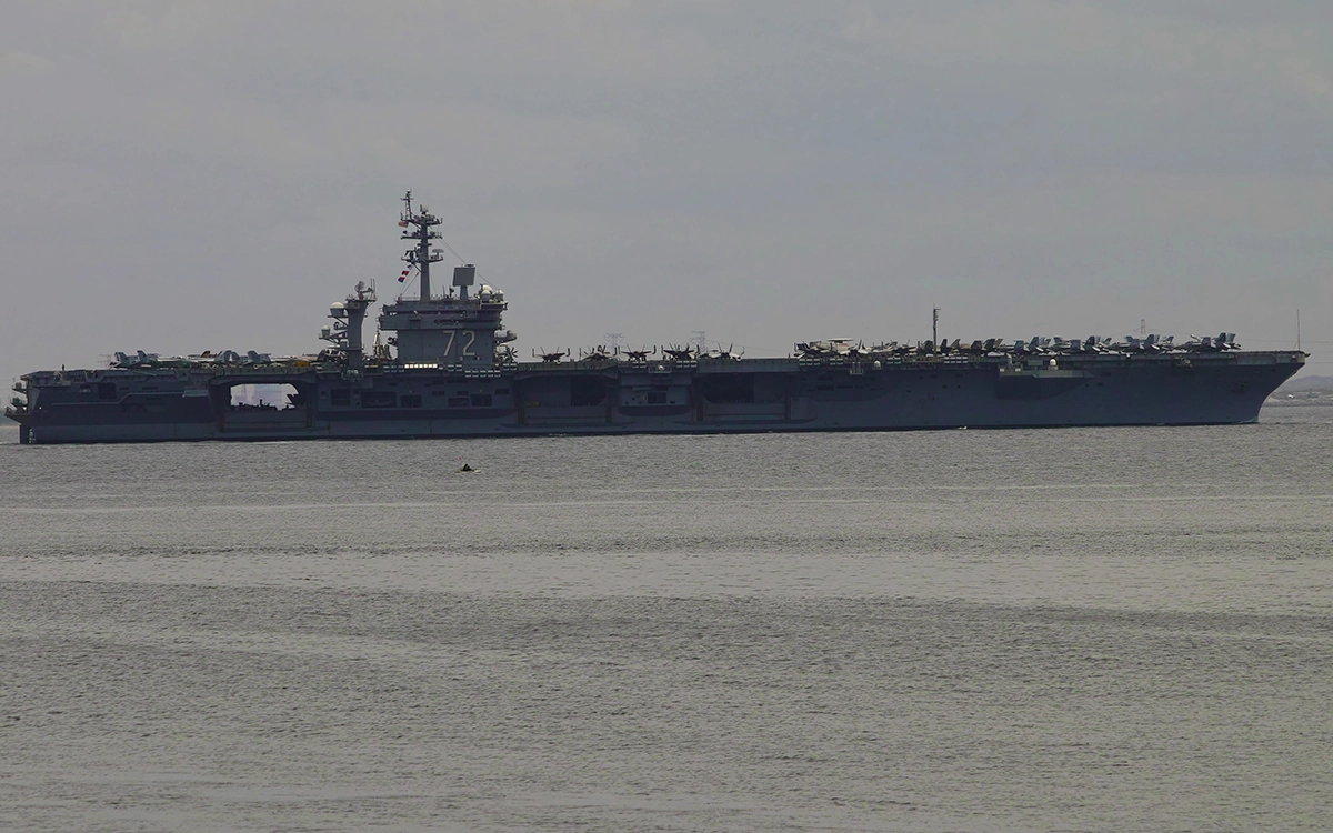 Iran Fires Missiles at US Aircraft Carrier