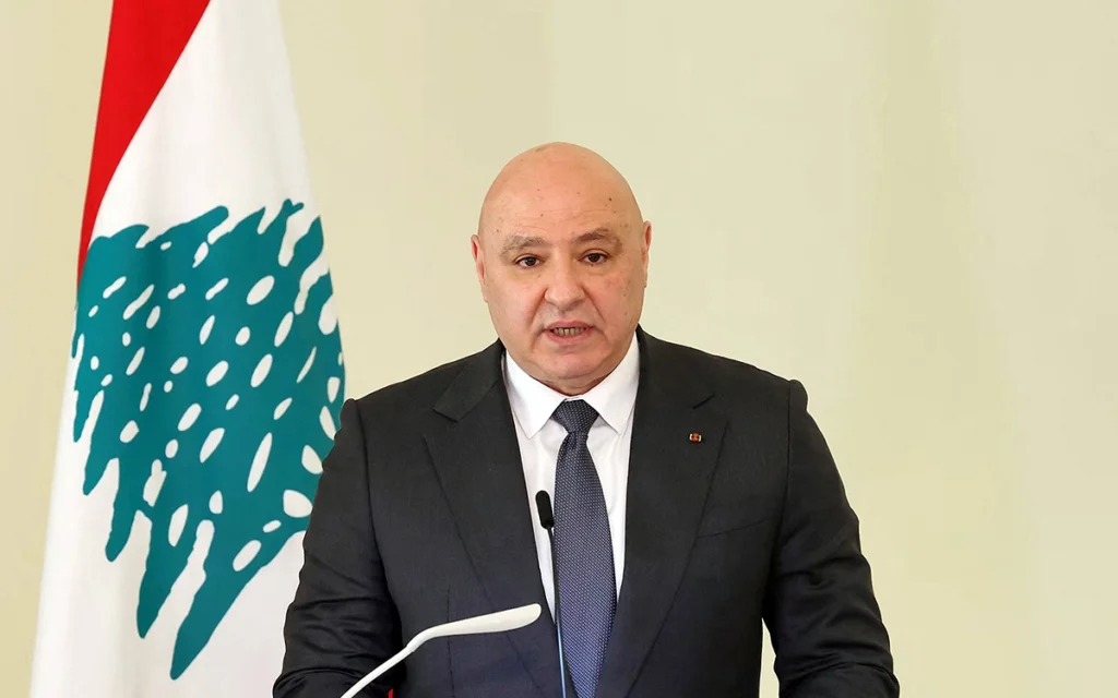 Lebanon President Stresses Importance of Ceasefire Before Talks with Israel