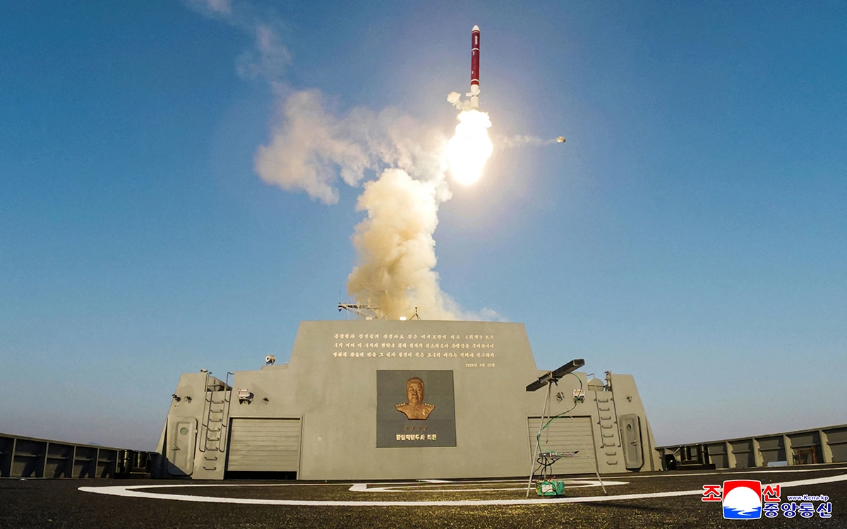 North Korea Fires Missiles Toward Sea