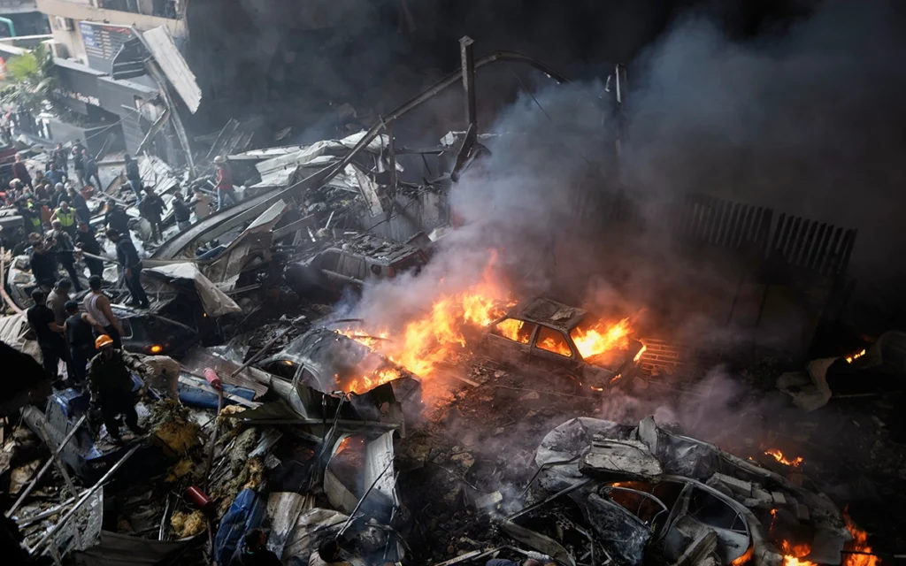 Israel Hits 100 Hezbollah Sites Across Lebanon