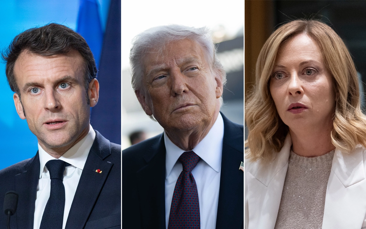 Macron Hosts Meloni After Trump Rift