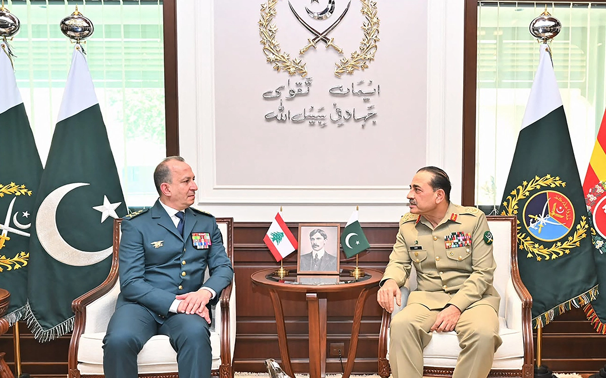 Pakistan, Lebanon Discuss Defense Cooperation and Regional Security