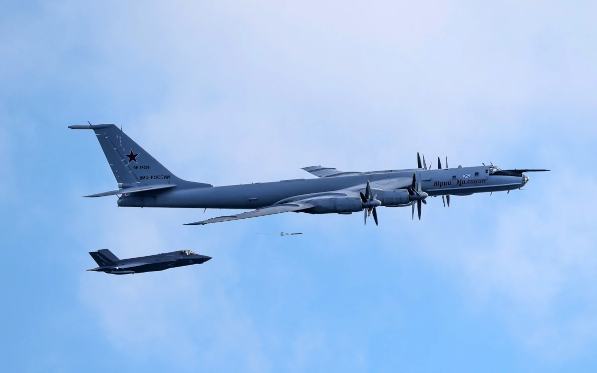 UK Fighters Intercept Russian Plane Near Aircraft Carrier