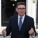 Andy Burnham Enters Downing Street As Britain's New PM .AFP