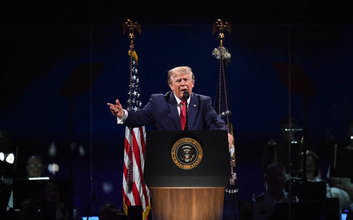 Trump Hails US, Blasts 'Communists' in 250th Anniversary Speech