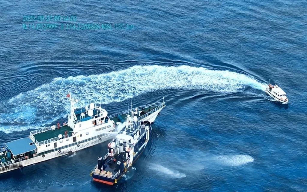 China Conducts Military, Coast Guard Drills Near Disputed Shoal