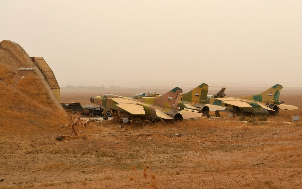 Abu Al-Duhur Airbase in Idlib, Syria