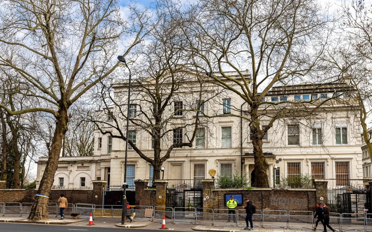 Embassy of the Russian Federation in London.