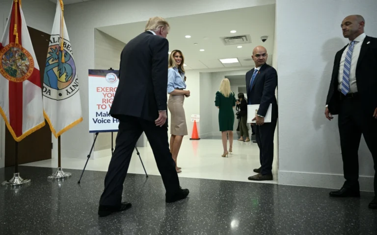 Trump Votes Early in Florida for U.S. Midterm Elections